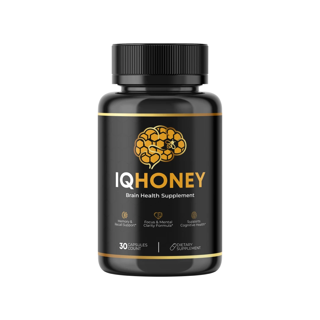 IQHoney Brain Support Supplement Bottle